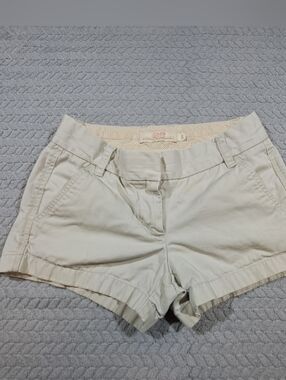 J. Crew Women's Beige Cotton Chino Shorts